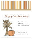 Stripes Thanksgiving Rectangle Lables 3.25x4